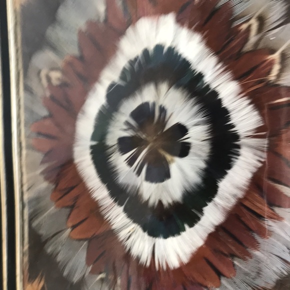 Vintage Pheasant Feather Accordion Clutch Wallet Korea in barely used condition - Picture 7 of 7